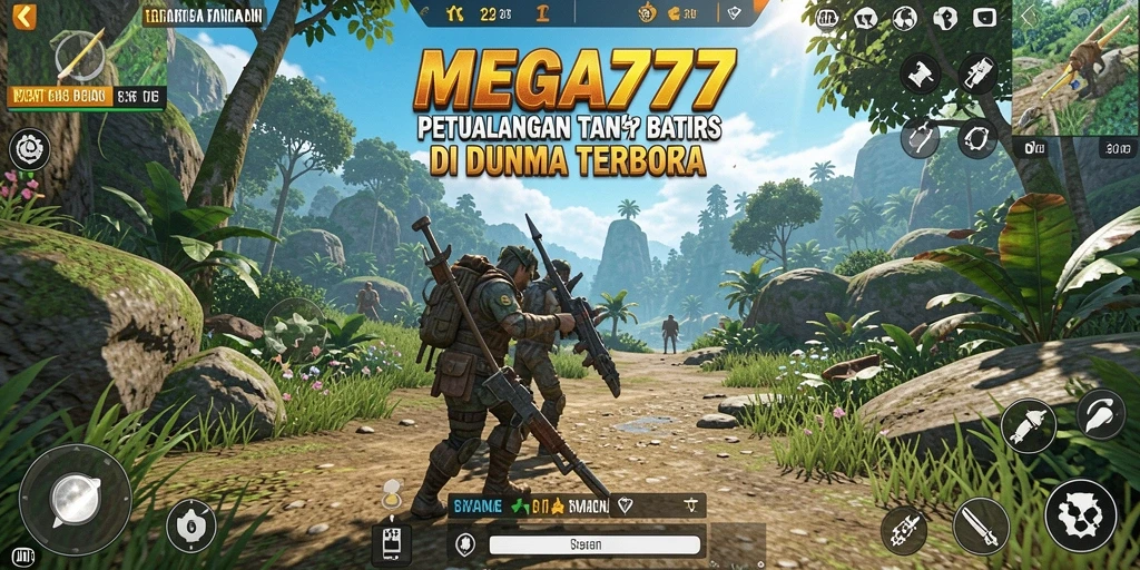 Tampilan utama gameplay MEGA777 yang penuh petualangan Open World.