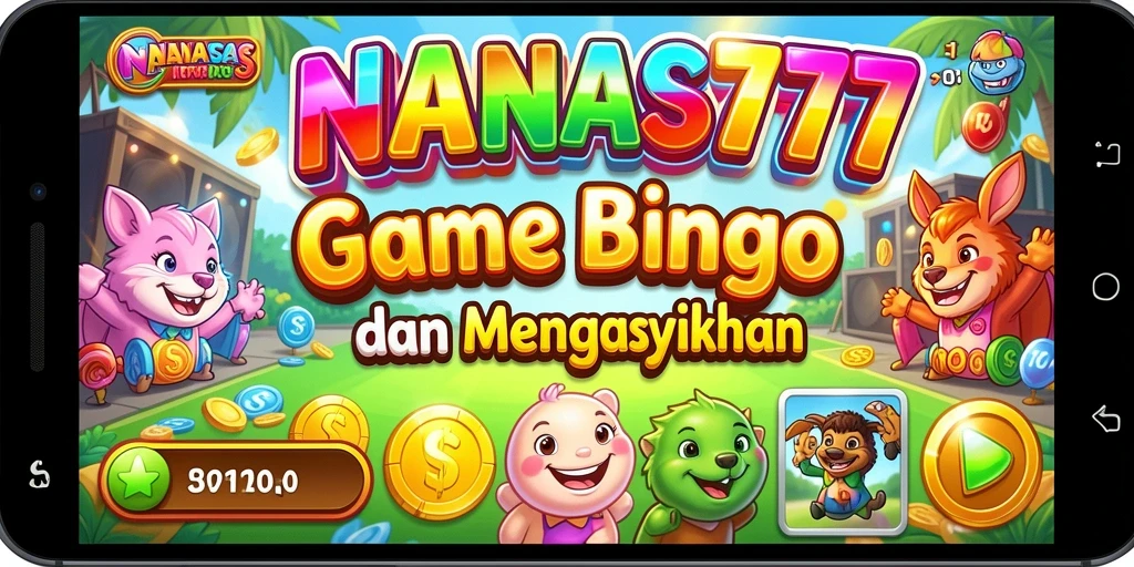 Screenshot gameplay NANAS777 menampilkan suasana seru saat bermain Bingo.